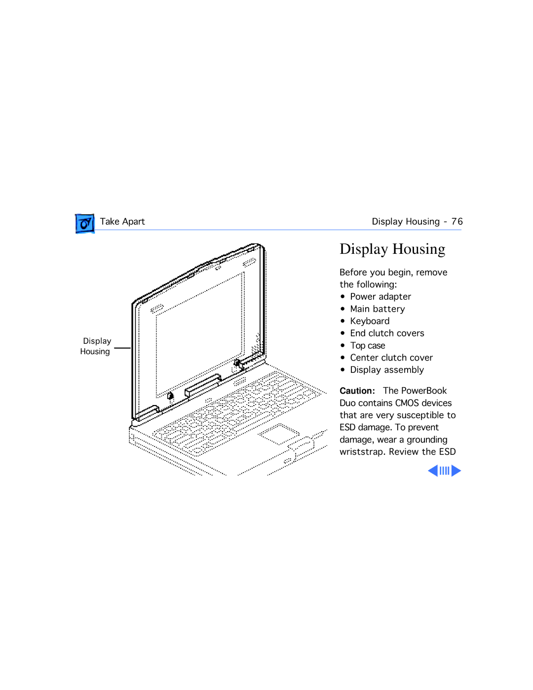 Apple 2300C manual Display Housing 