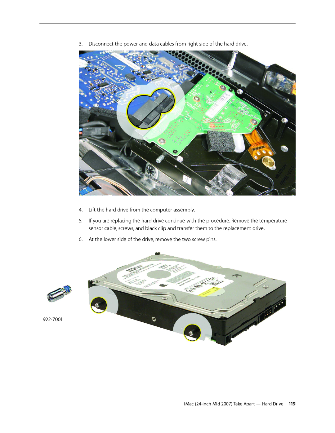 Apple 24-inch mid 2007 manual IMac 24-inch Mid 2007 Take Apart Hard Drive  