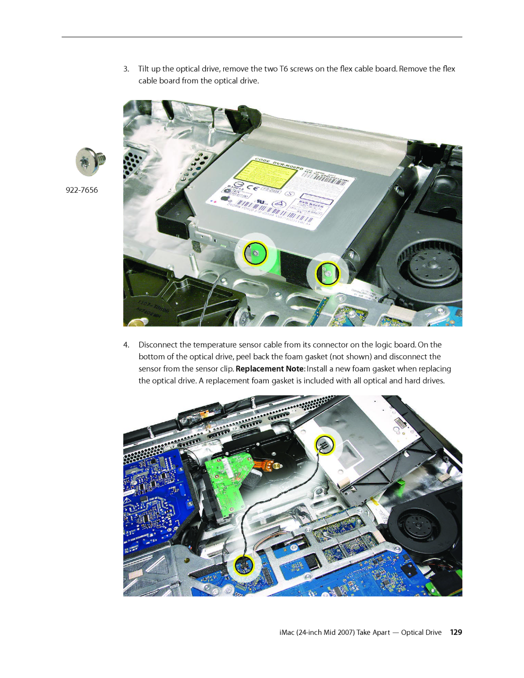 Apple 24-inch mid 2007 manual IMac 24-inch Mid 2007 Take Apart Optical Drive  