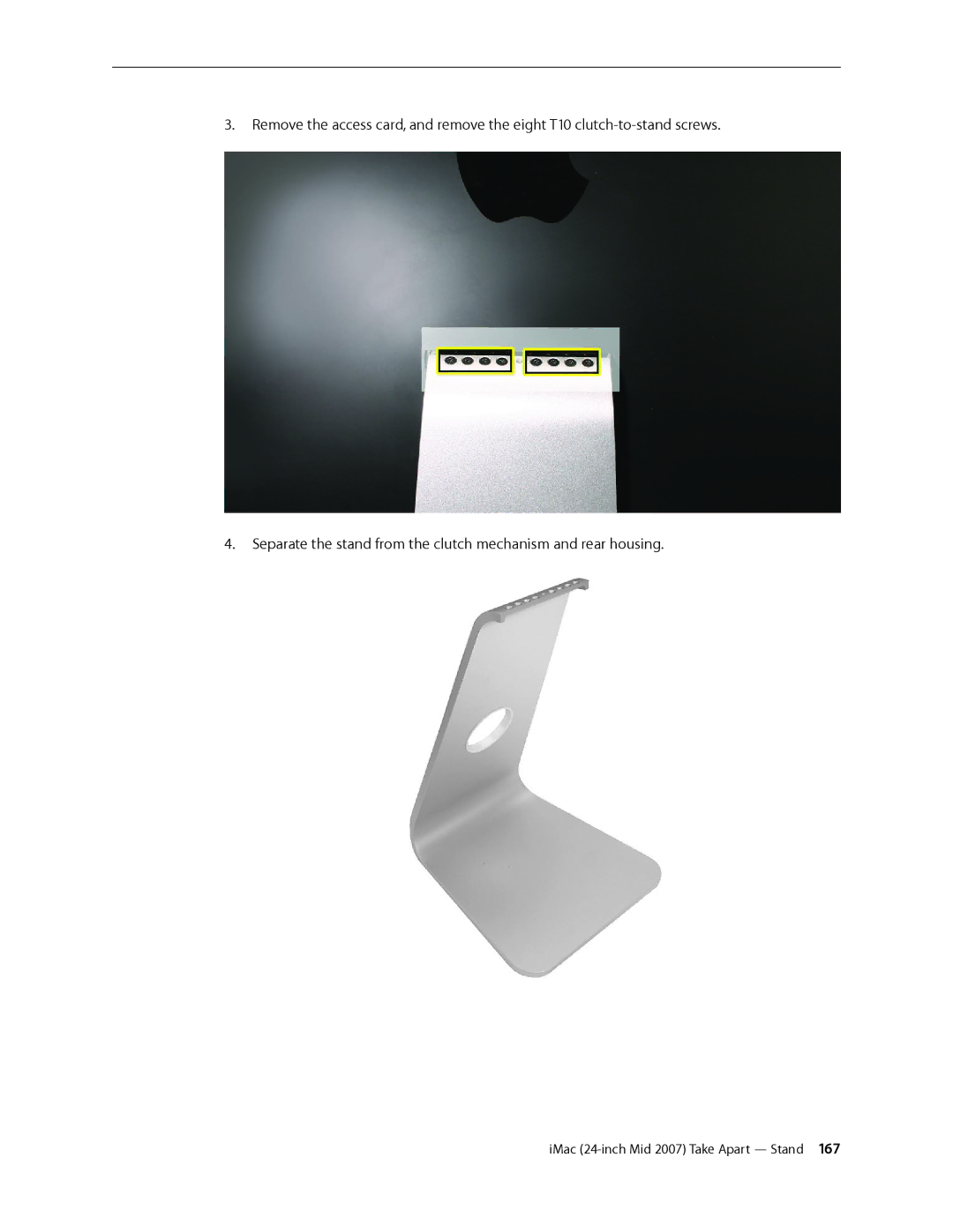 Apple 24-inch mid 2007 manual IMac 24-inch Mid 2007 Take Apart Stand  