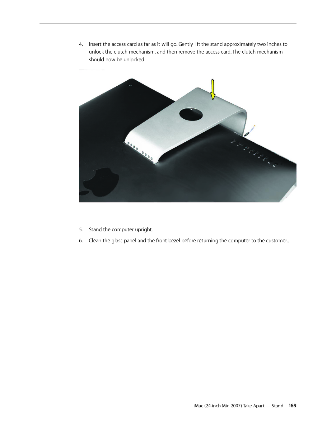 Apple 24-inch mid 2007 manual IMac 24-inch Mid 2007 Take Apart Stand  