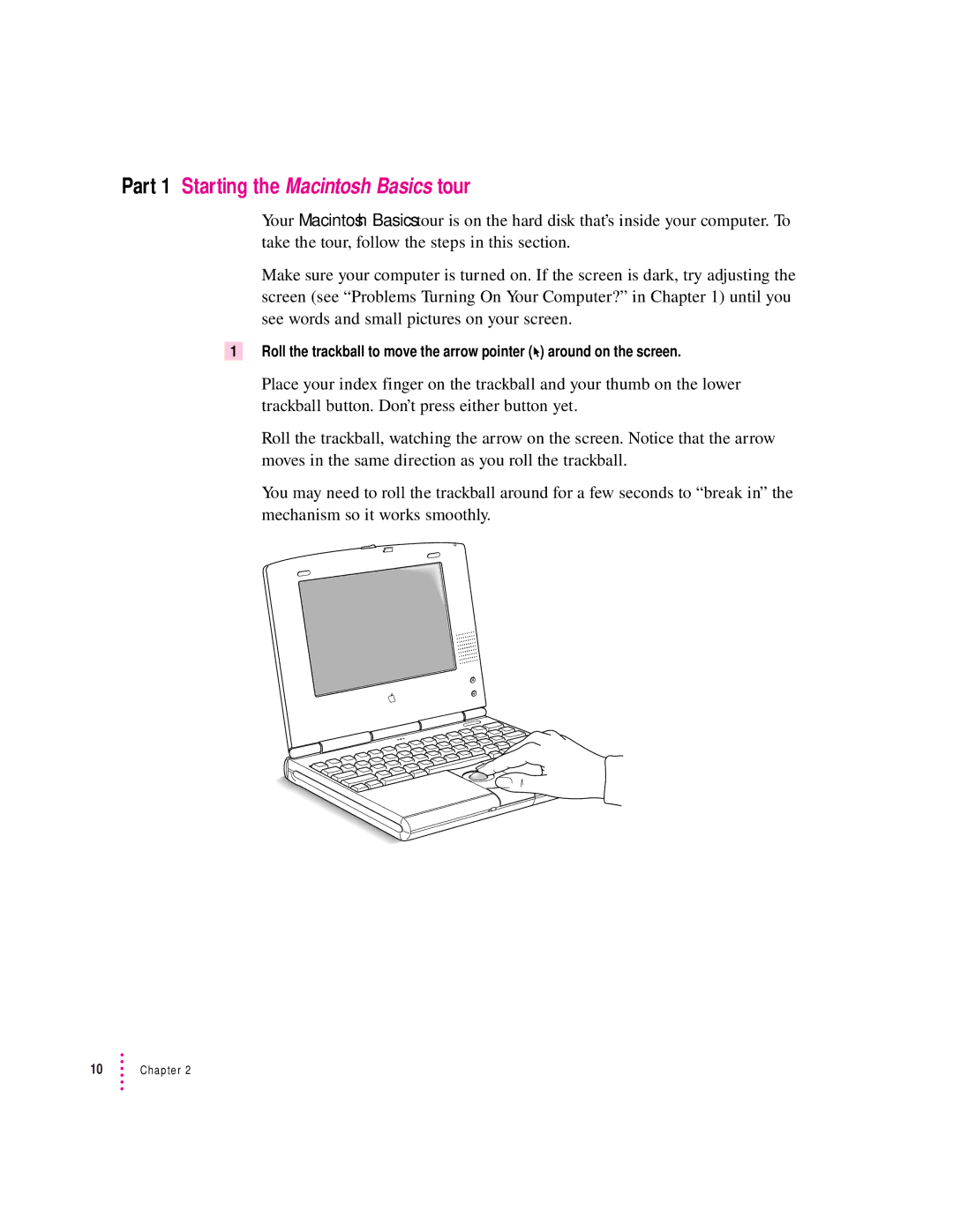 Apple 280C manual Part 1 Starting the Macintosh Basics tour 