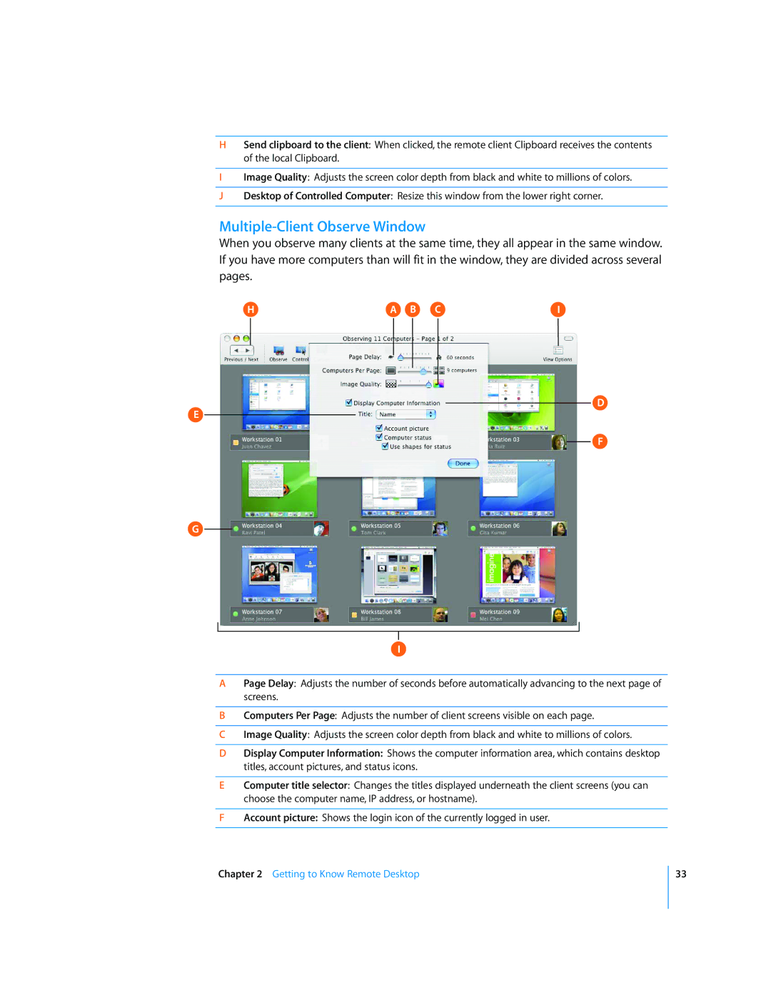 Apple 3 manual Multiple-Client Observe Window, Ha B Ci 