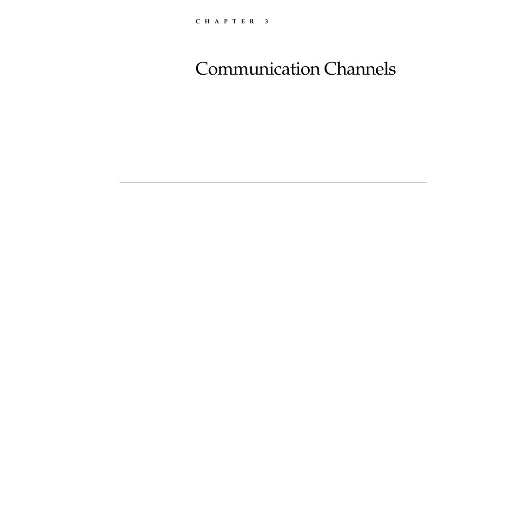 Apple 310 manual Communication Channels 