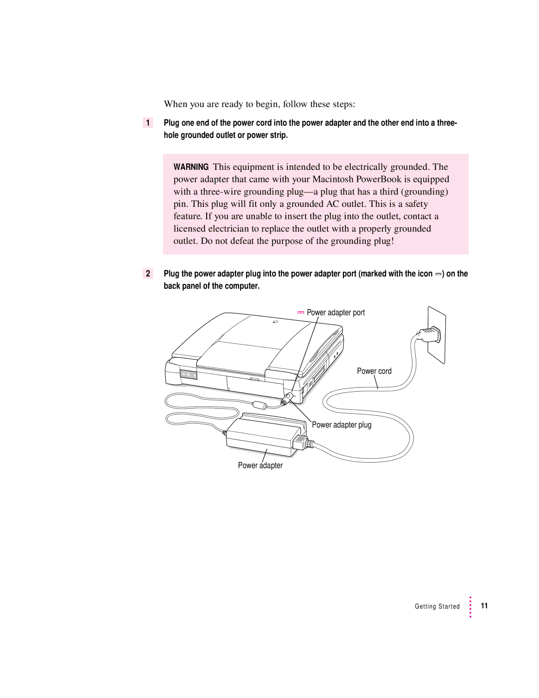 Apple 3400 Series manual When you are ready to begin, follow these steps 