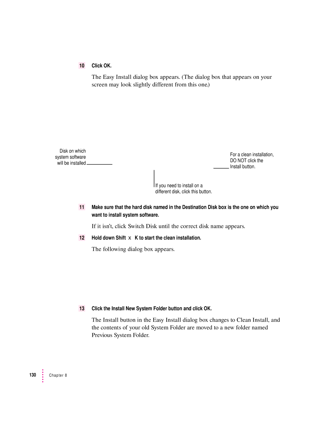 Apple 3400 Series manual Following dialog box appears 