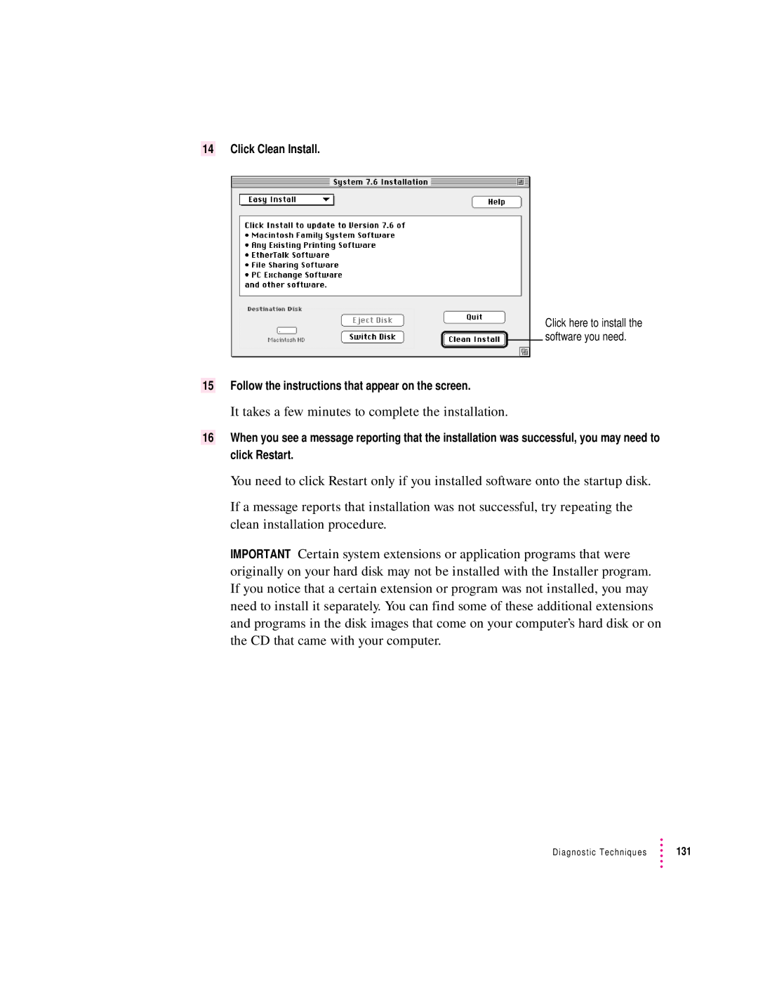 Apple 3400 Series manual It takes a few minutes to complete the installation 