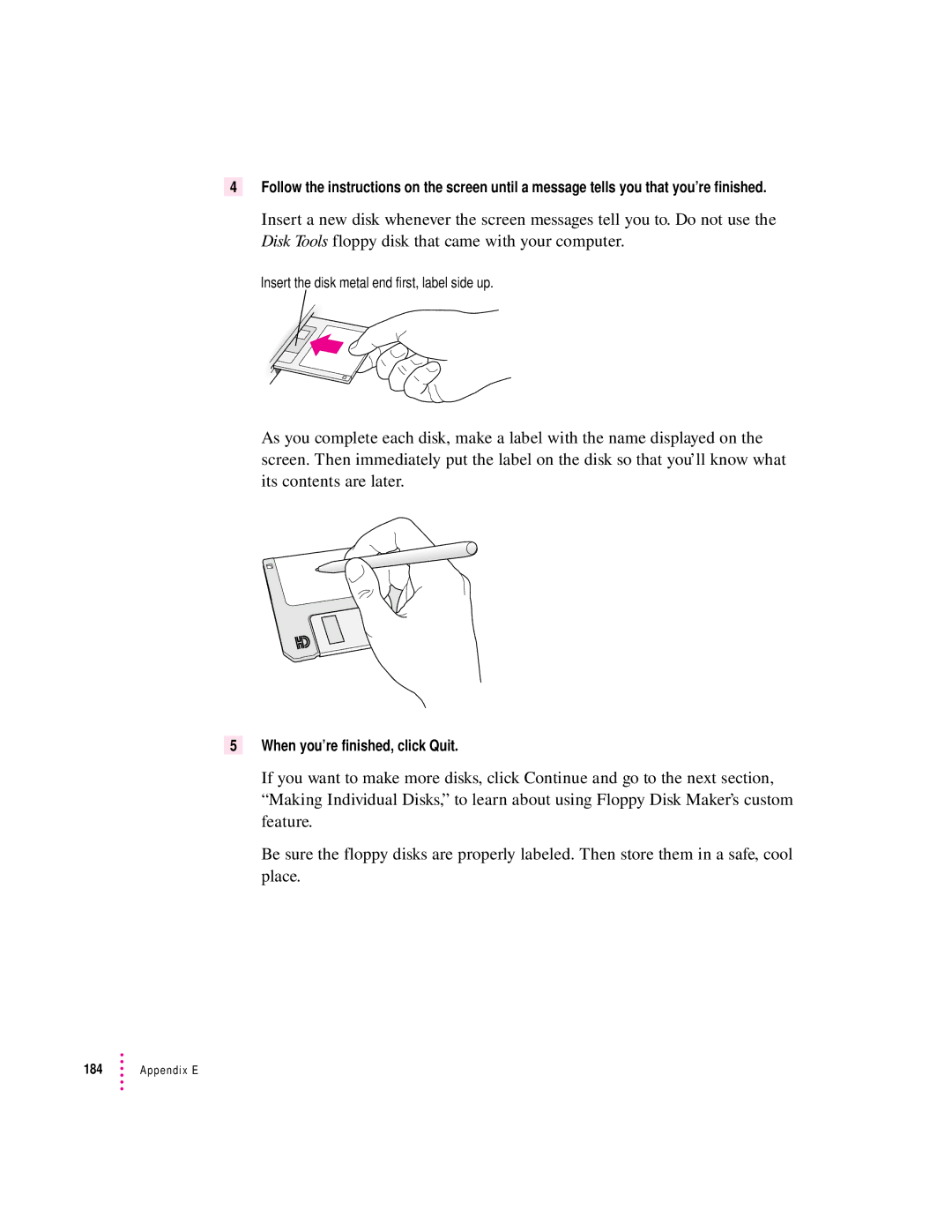 Apple 3400 Series manual When you’re finished, click Quit 