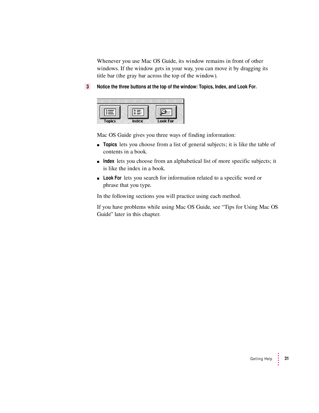 Apple 3400 Series manual Getting Help 