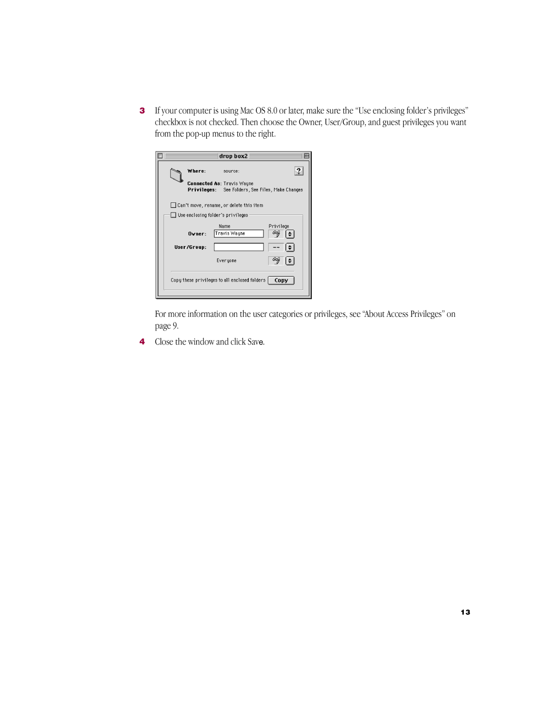 Apple 3.8 user manual 