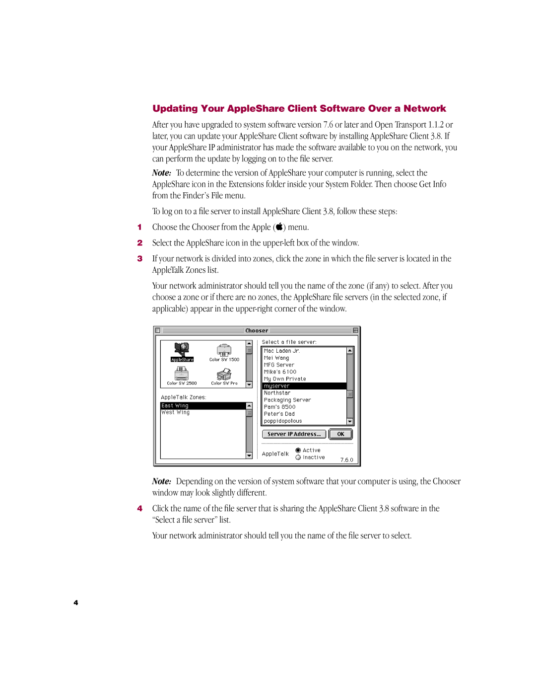 Apple 3.8 user manual 