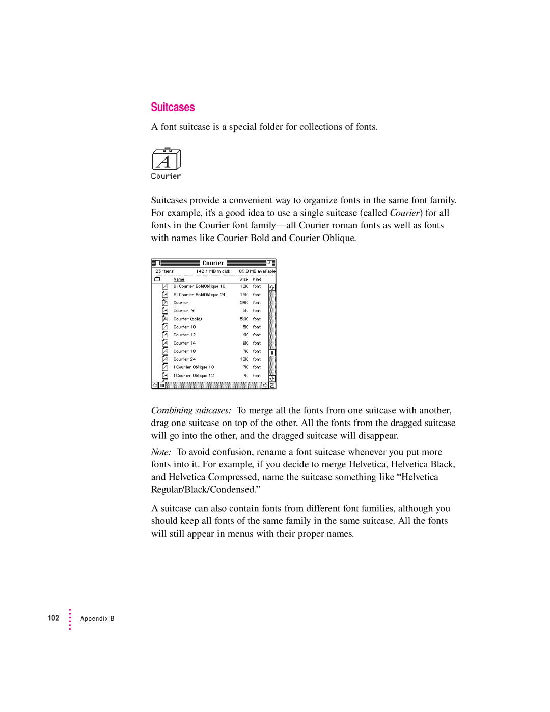 Apple 4500 important safety instructions Suitcases 