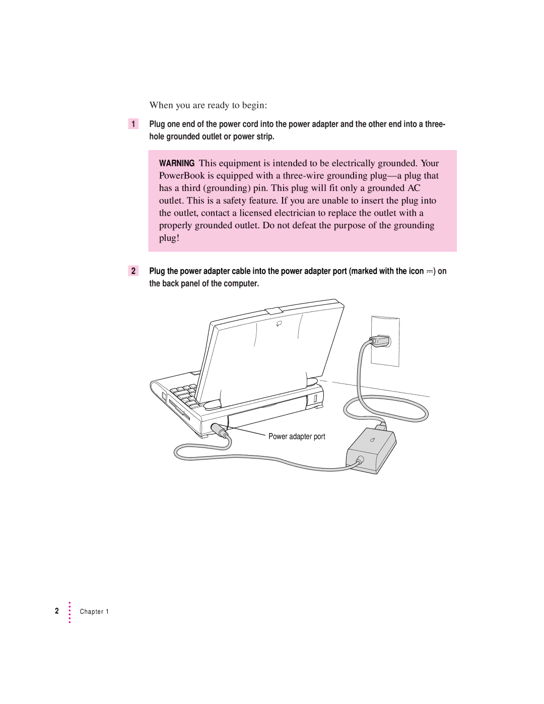 Apple 500 Series manual When you are ready to begin 