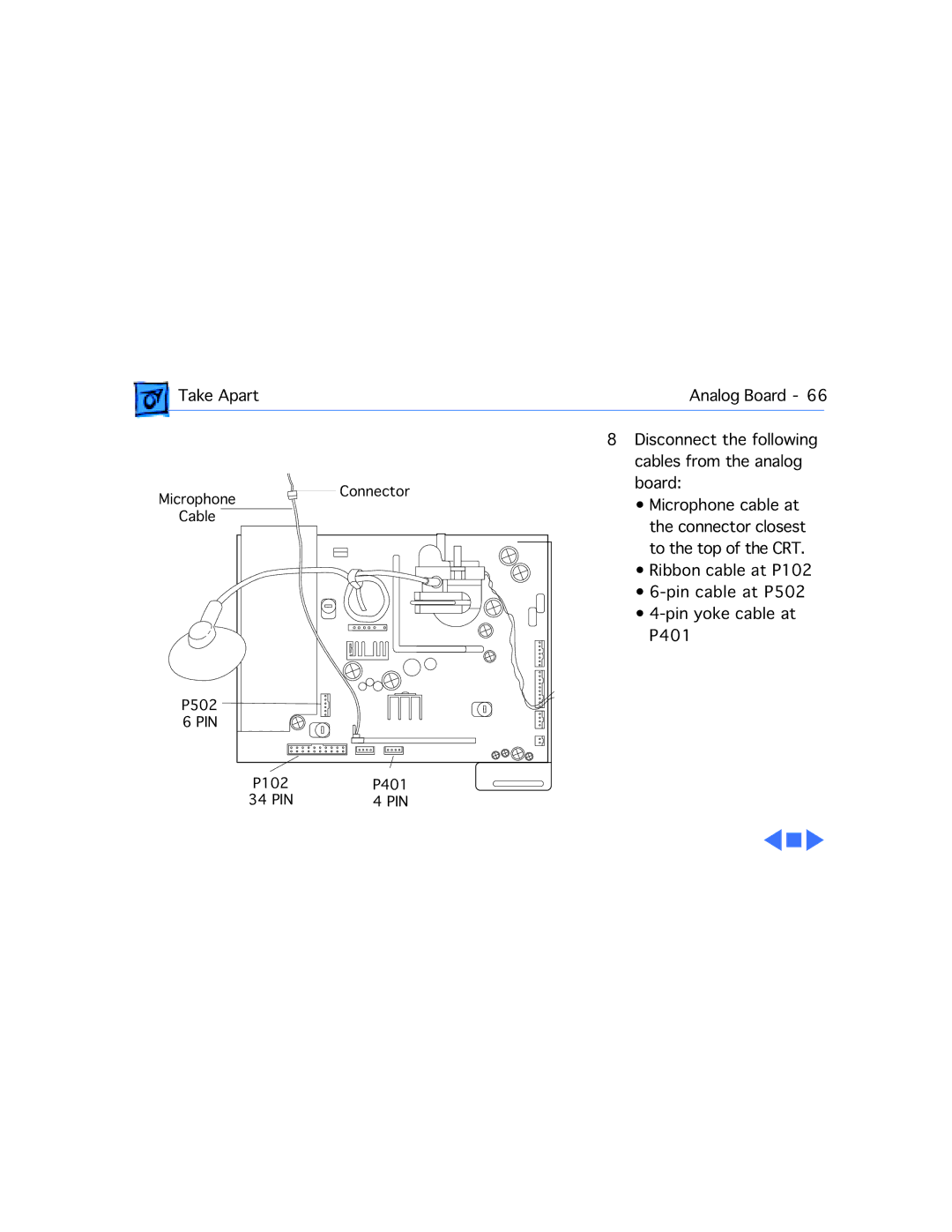 Apple 5260, 5280 manual Microphone Connector 