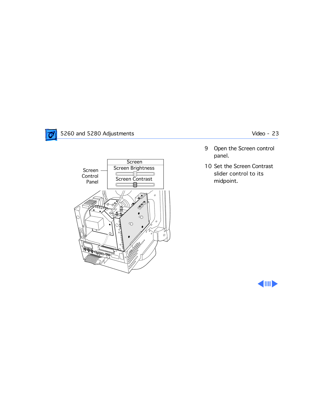 Apple 5260, 5280 manual Screen 