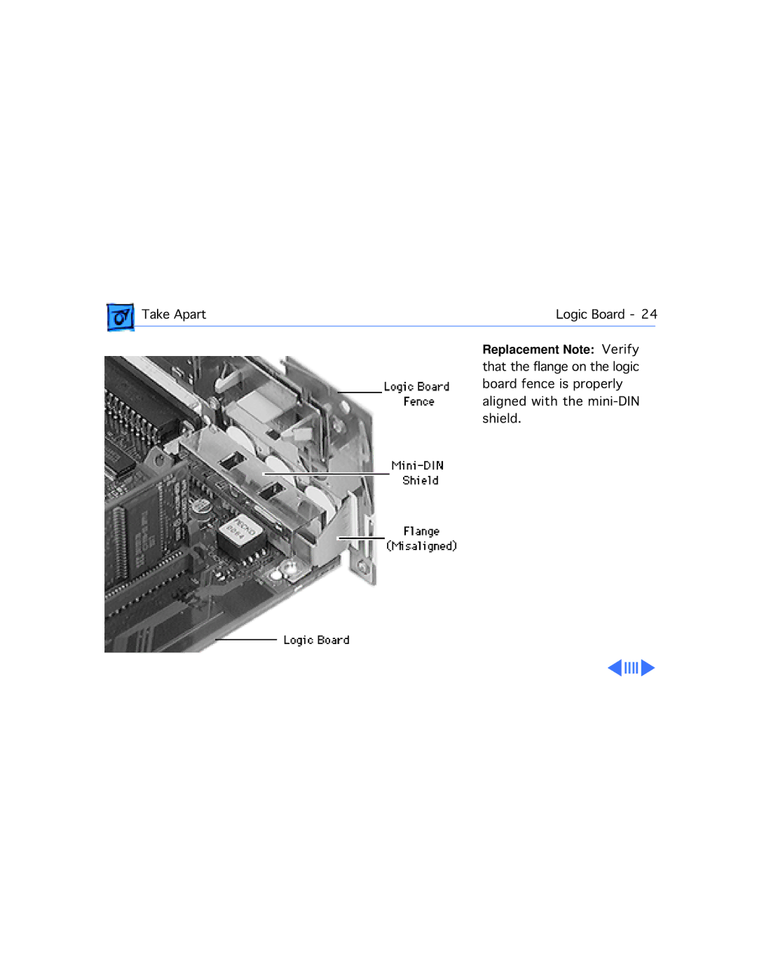 Apple 5260, 5280 manual Replacement Note Verify 