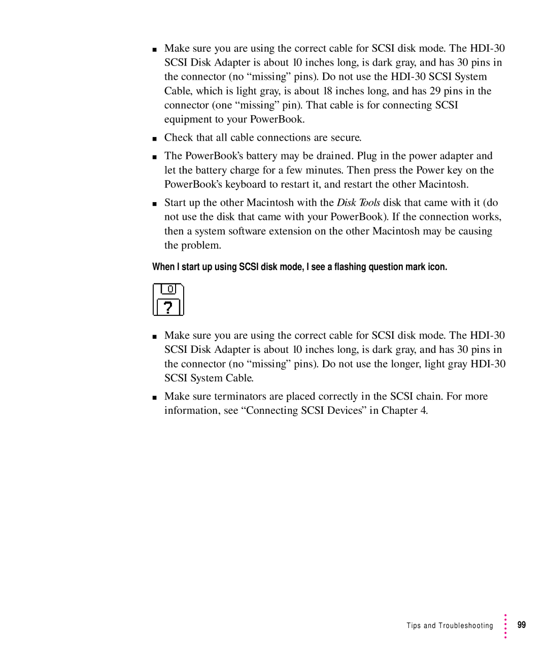 Apple 5300 Series manual Tips and Troubleshooting 