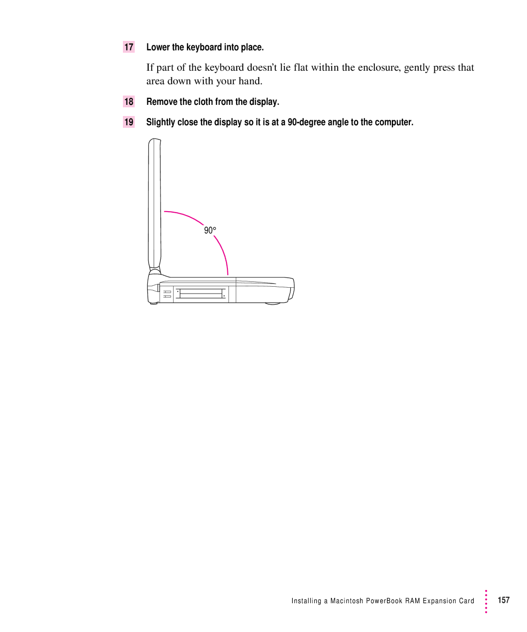 Apple 5300 Series manual Lower the keyboard into place 