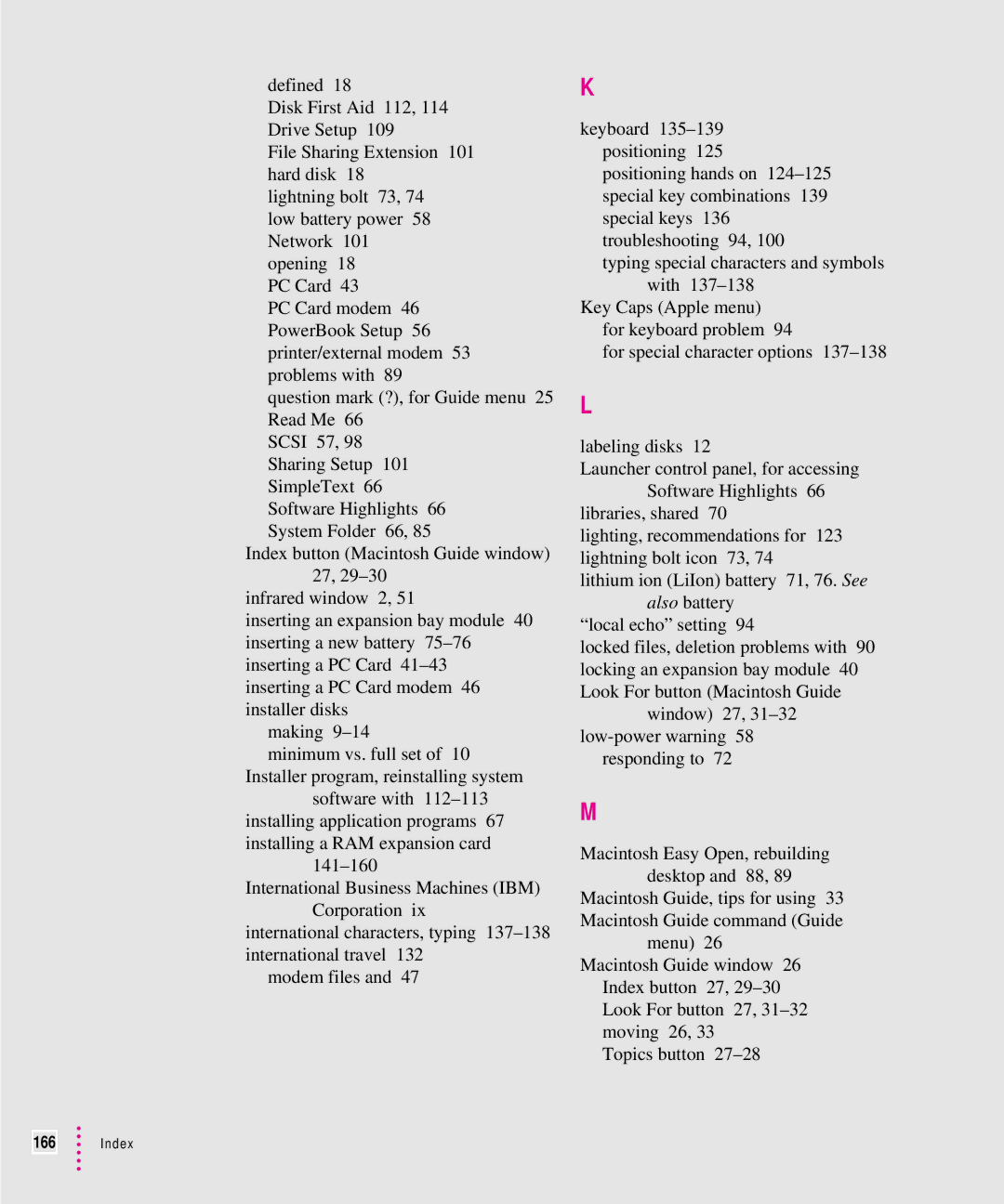 Apple 5300 Series manual Index 