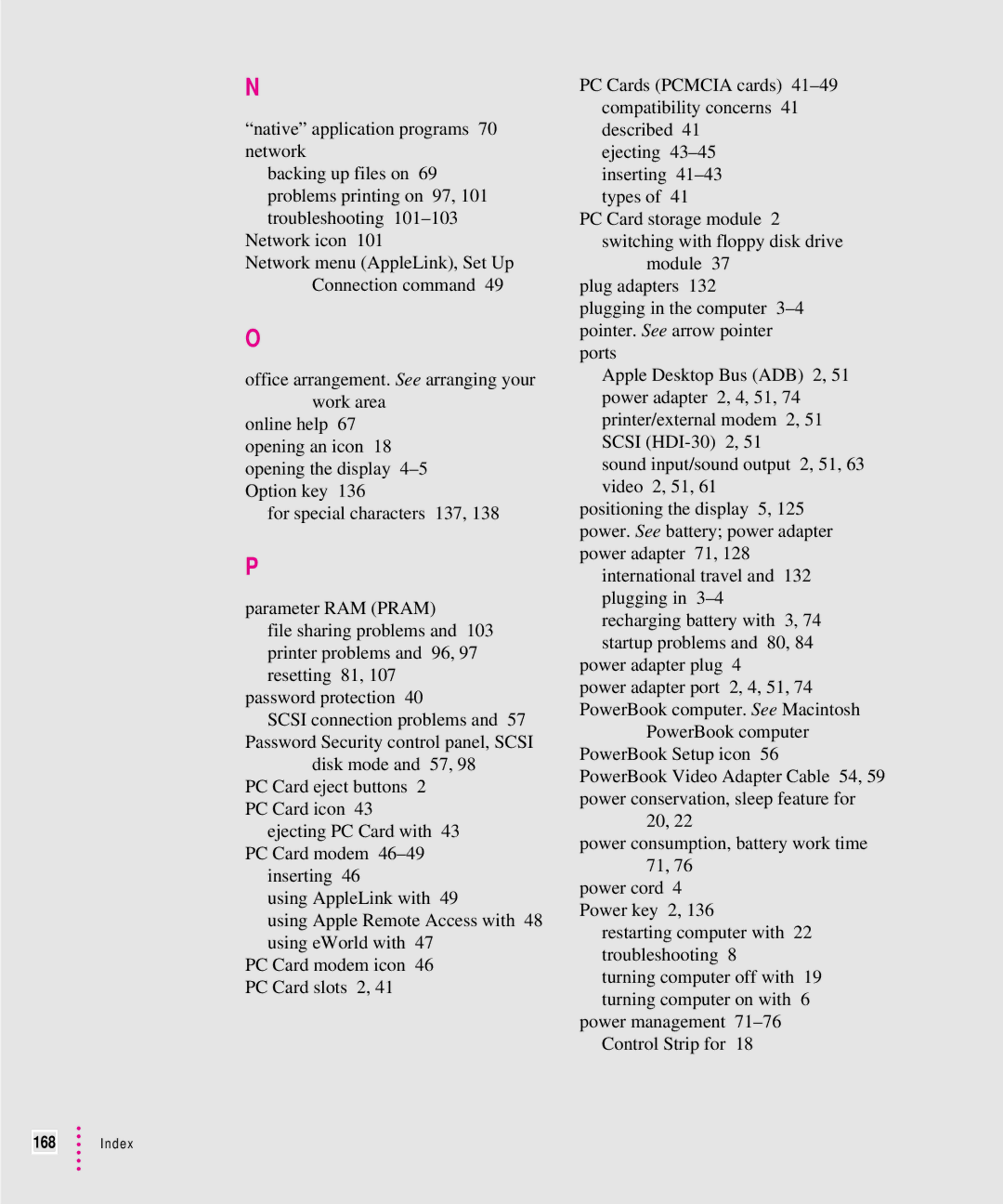 Apple 5300 Series manual Index 