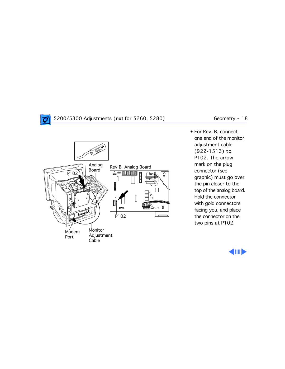 Apple 5215CD, 5300CD, 5200CD, 5200/75 LC, 5300/100 LC, 5320CD manual For Rev. B, connect 