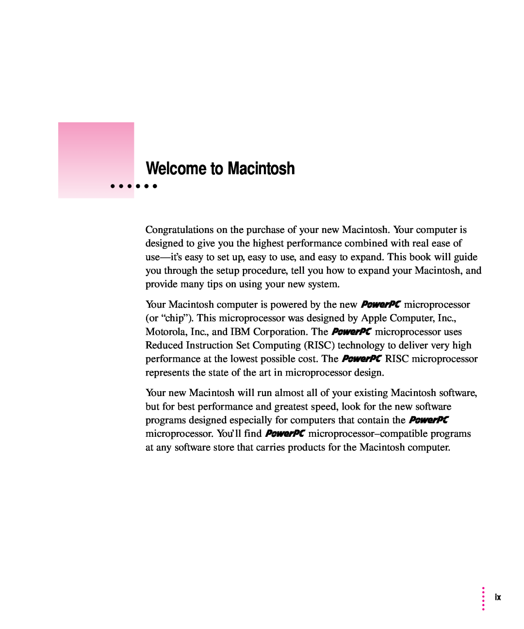 Apple 5200CD, 5300CD manual Welcome to Macintosh 