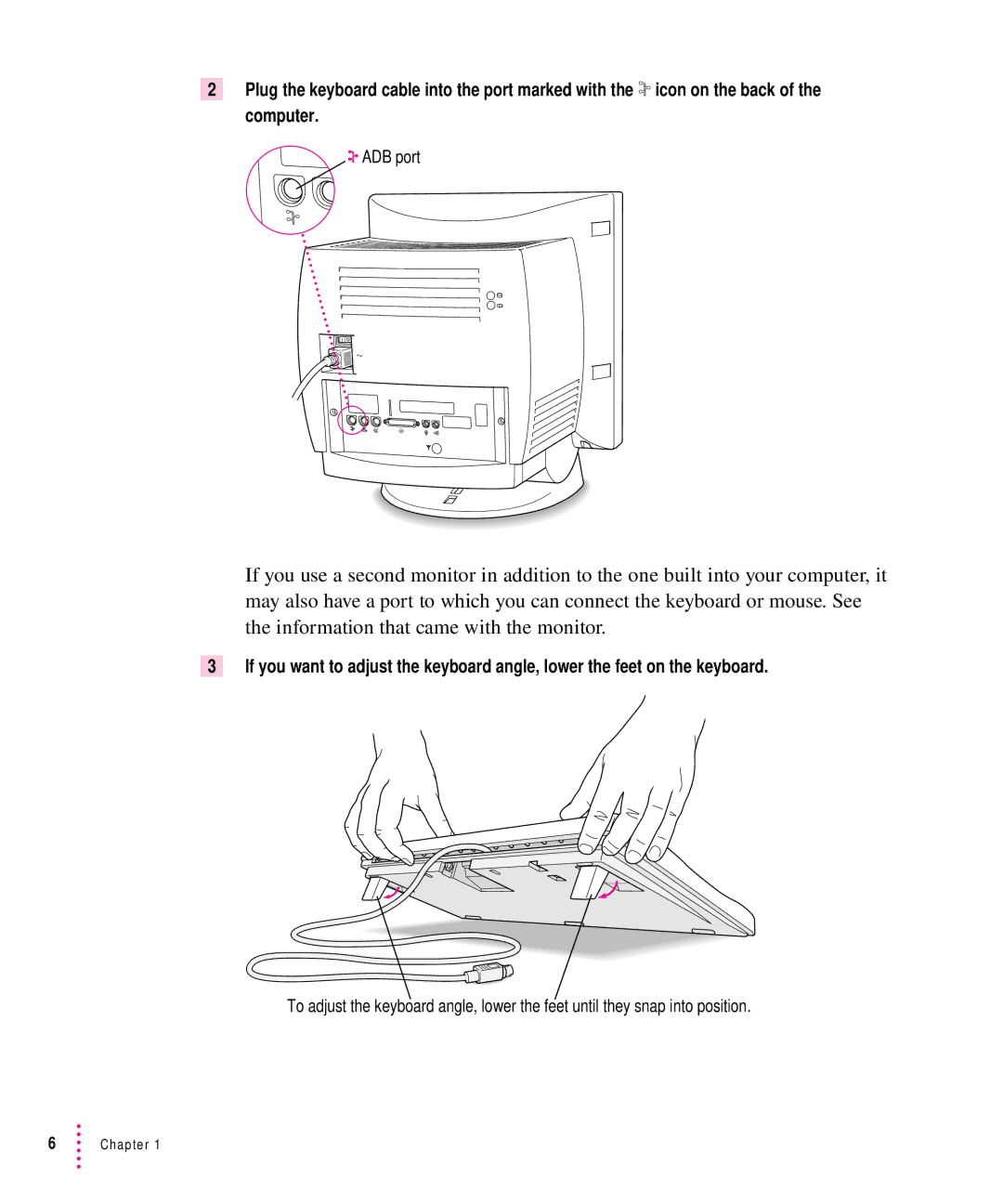 Apple 5300CD, 5200CD manual ADB port 