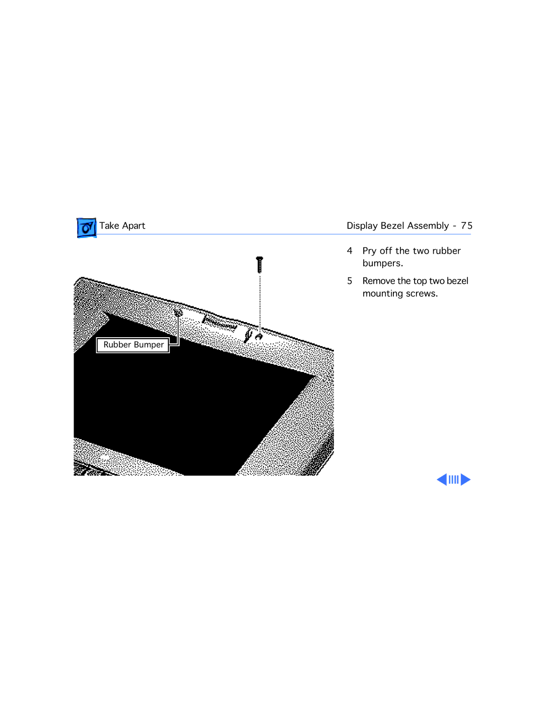 Apple 540C, 520C manual Rubber Bumper 