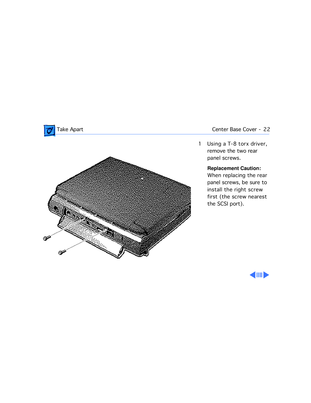 Apple 540C, 520C manual Replacement Caution 