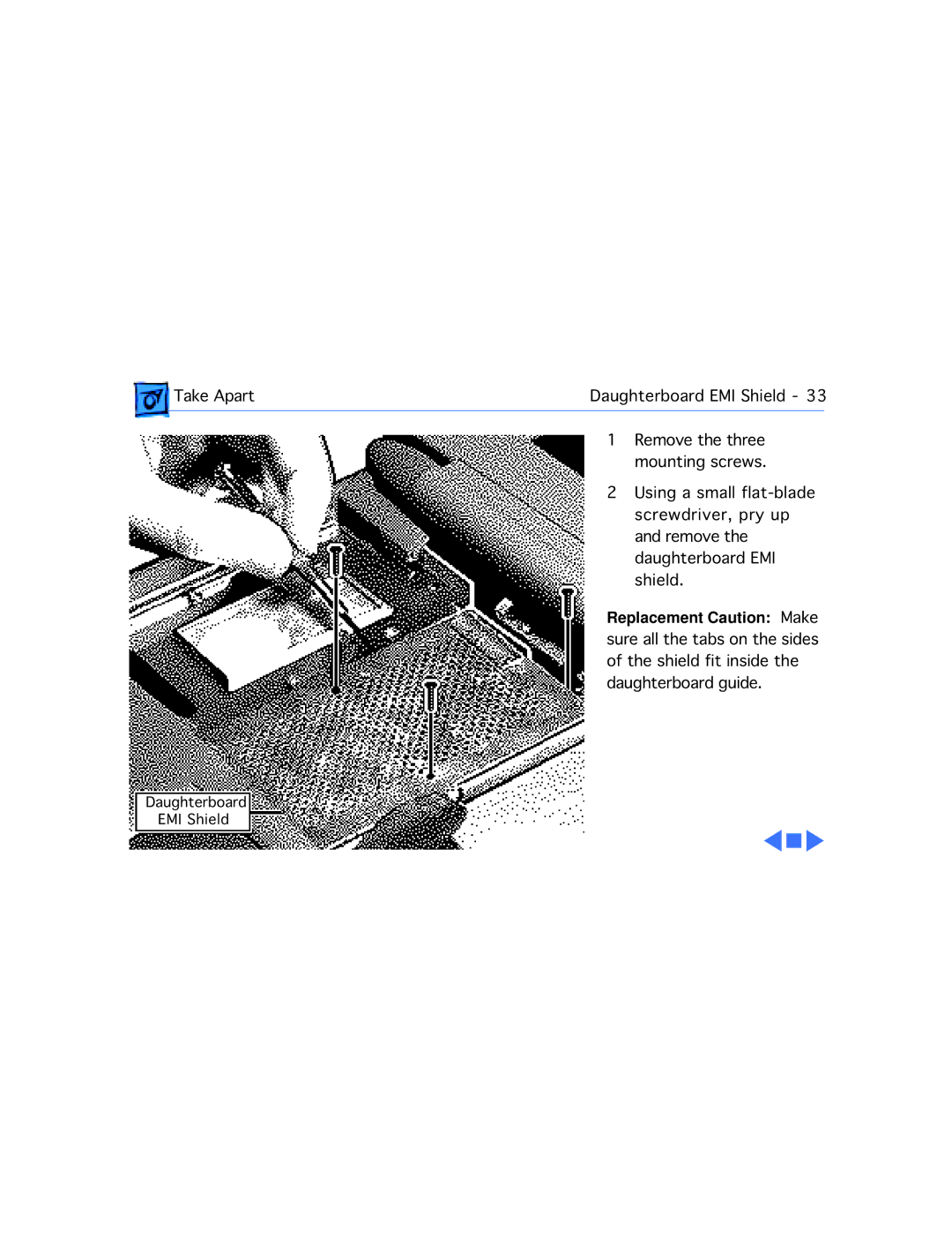 Apple 540C, 520C manual Replacement Caution Make 