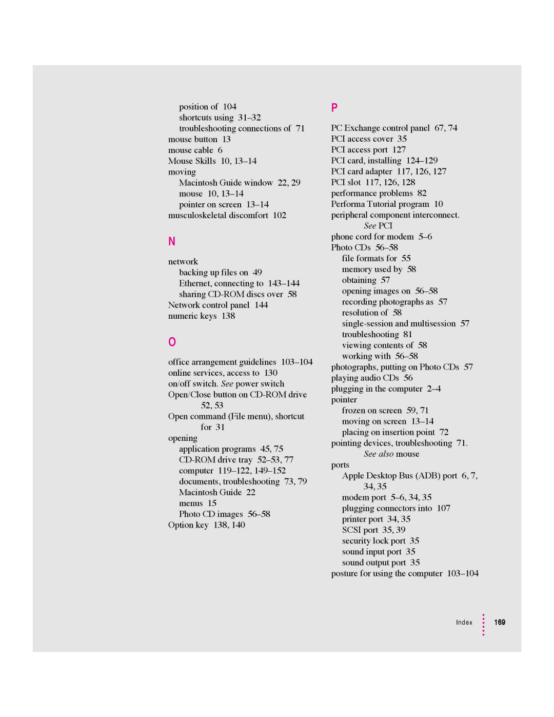 Apple 5400 Series manual See PCI 