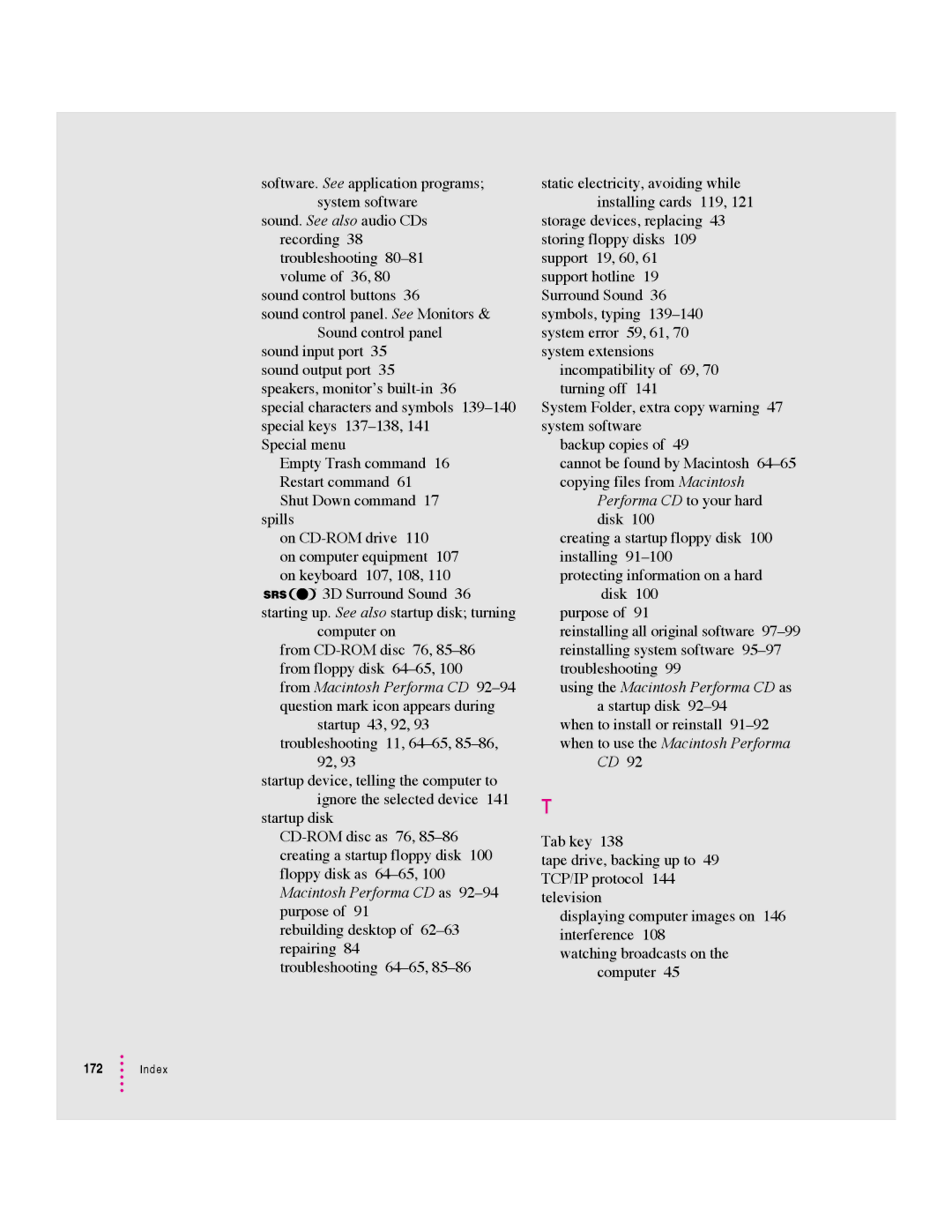 Apple 5400 Series manual Using the Macintosh Performa CD as a startup disk 