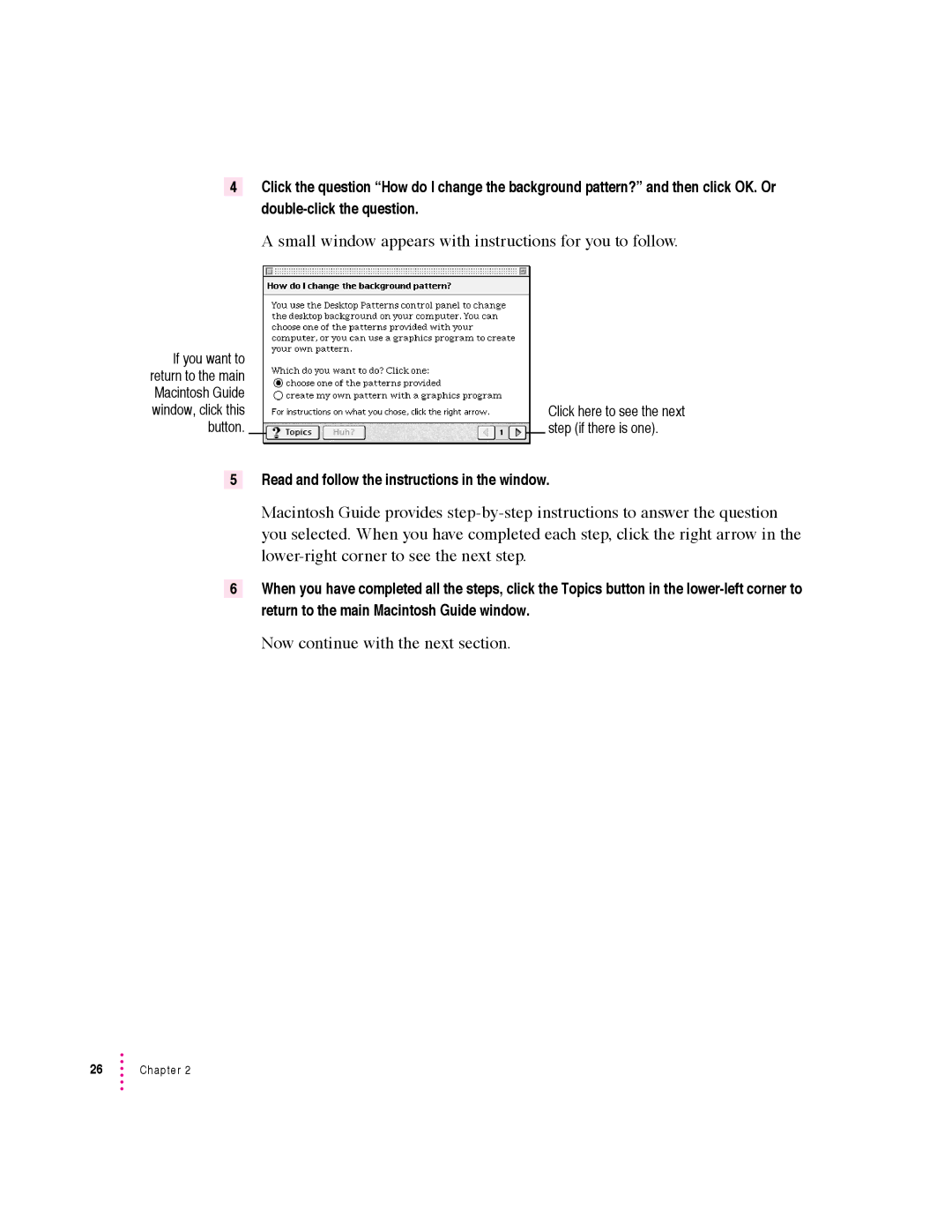 Apple 5400 Series manual Read and follow the instructions in the window 