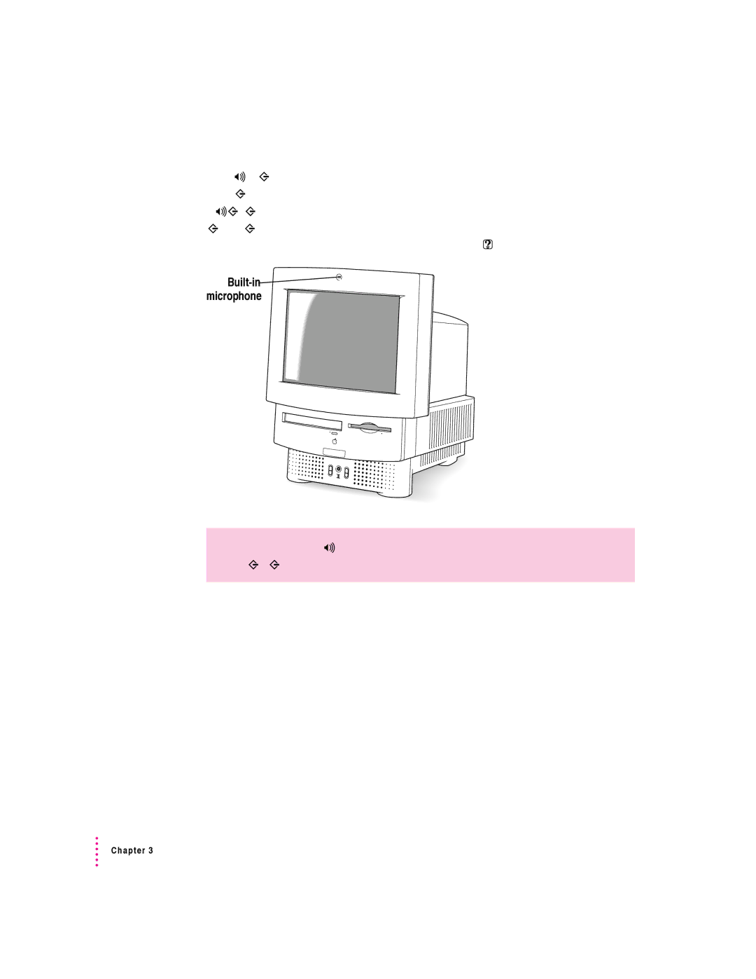 Apple 550 series, 570 series manual Using the built-in microphone 