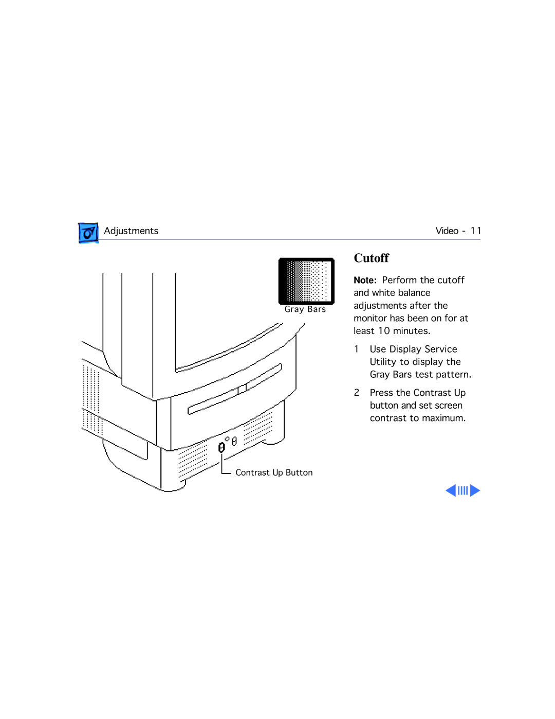 Apple 575, 577, 560, 550, 500, 578 manual Cutoff 