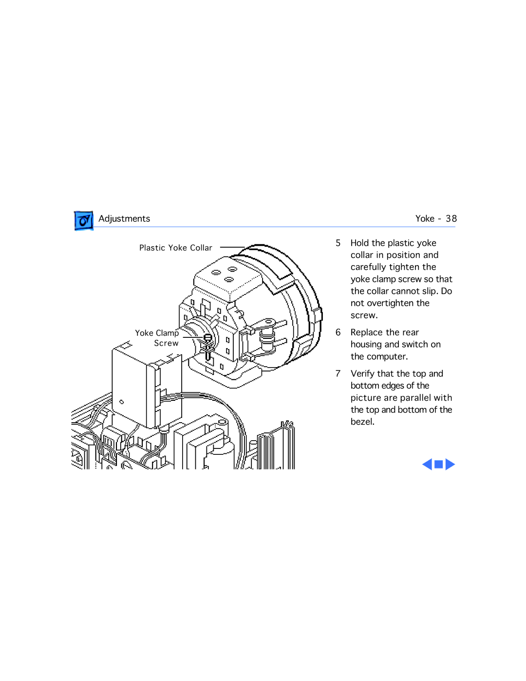 Apple 550, 575, 577, 560, 500, 578 manual Replace the rear 