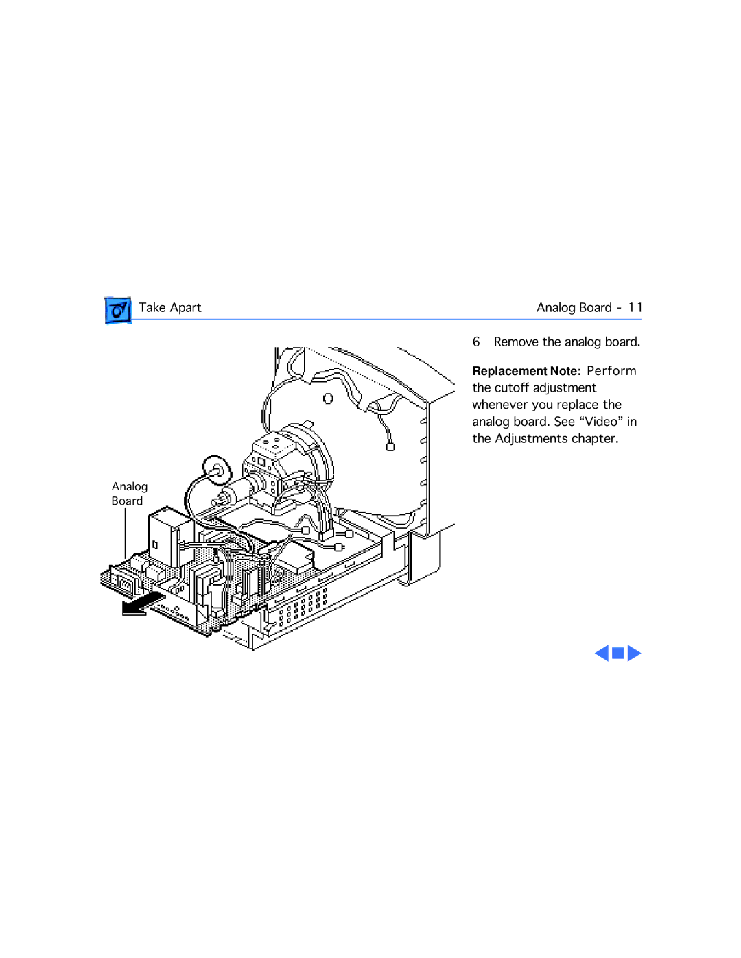 Apple 500, 575, 577, 560, 550, 578 manual Replacement Note Perform 