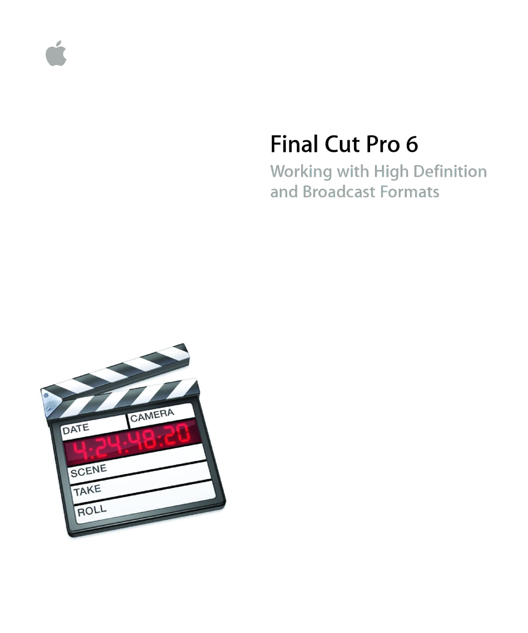 Apple 6 manual Final Cut Pro 