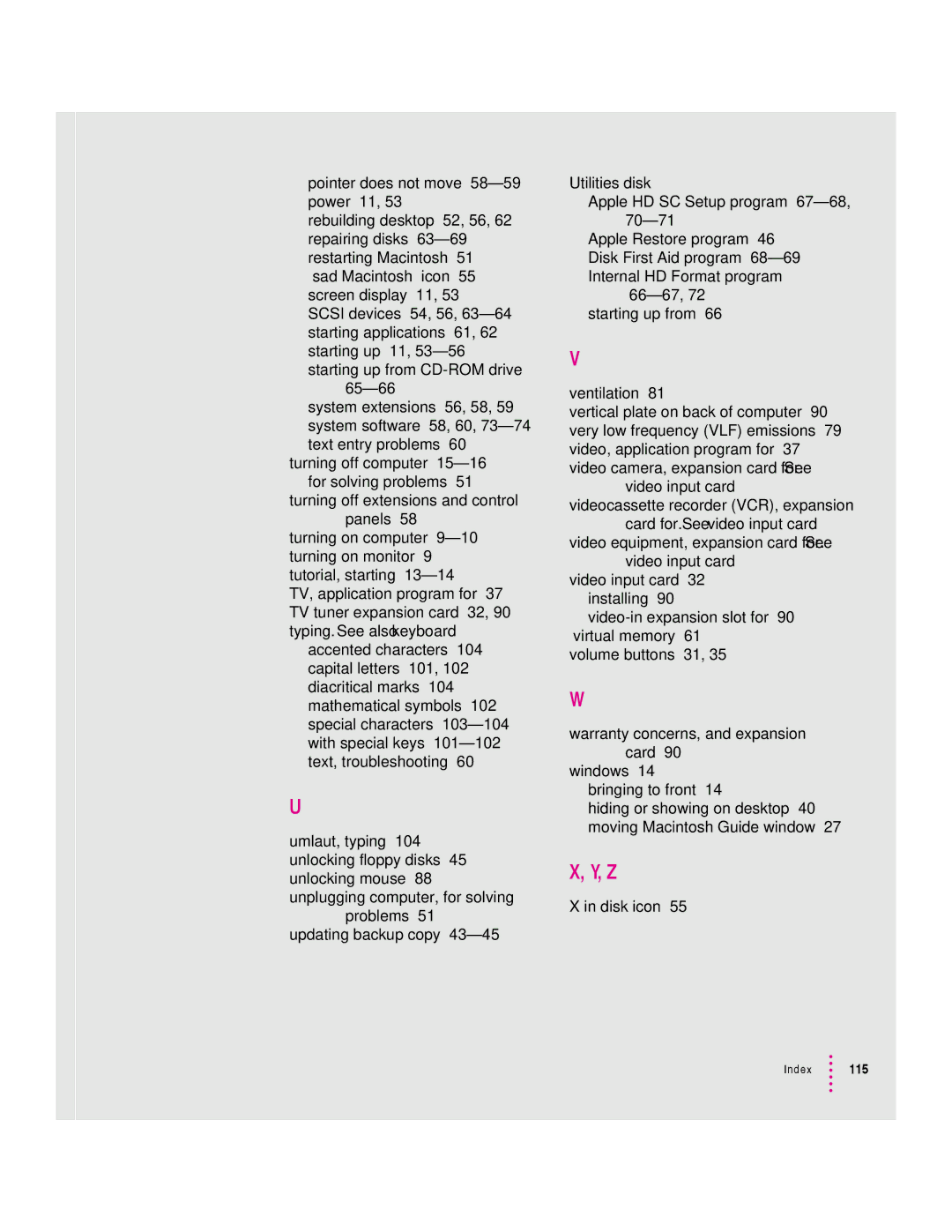 Apple 600 series manual Utilities disk 