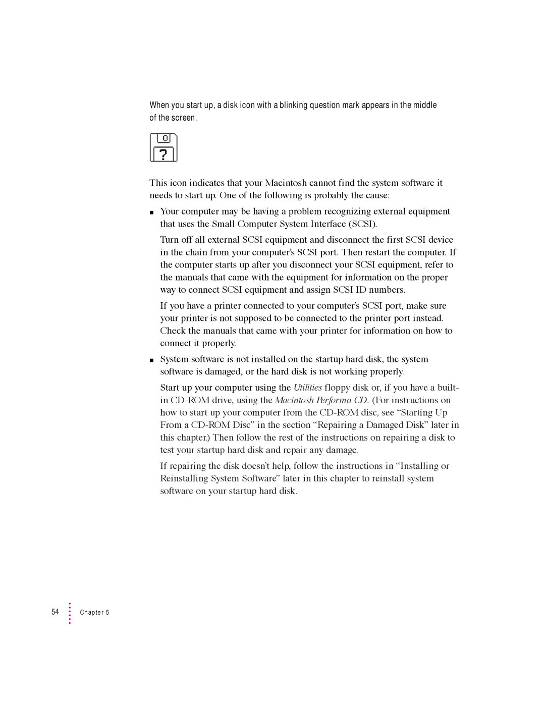 Apple 600 series manual Chapter 