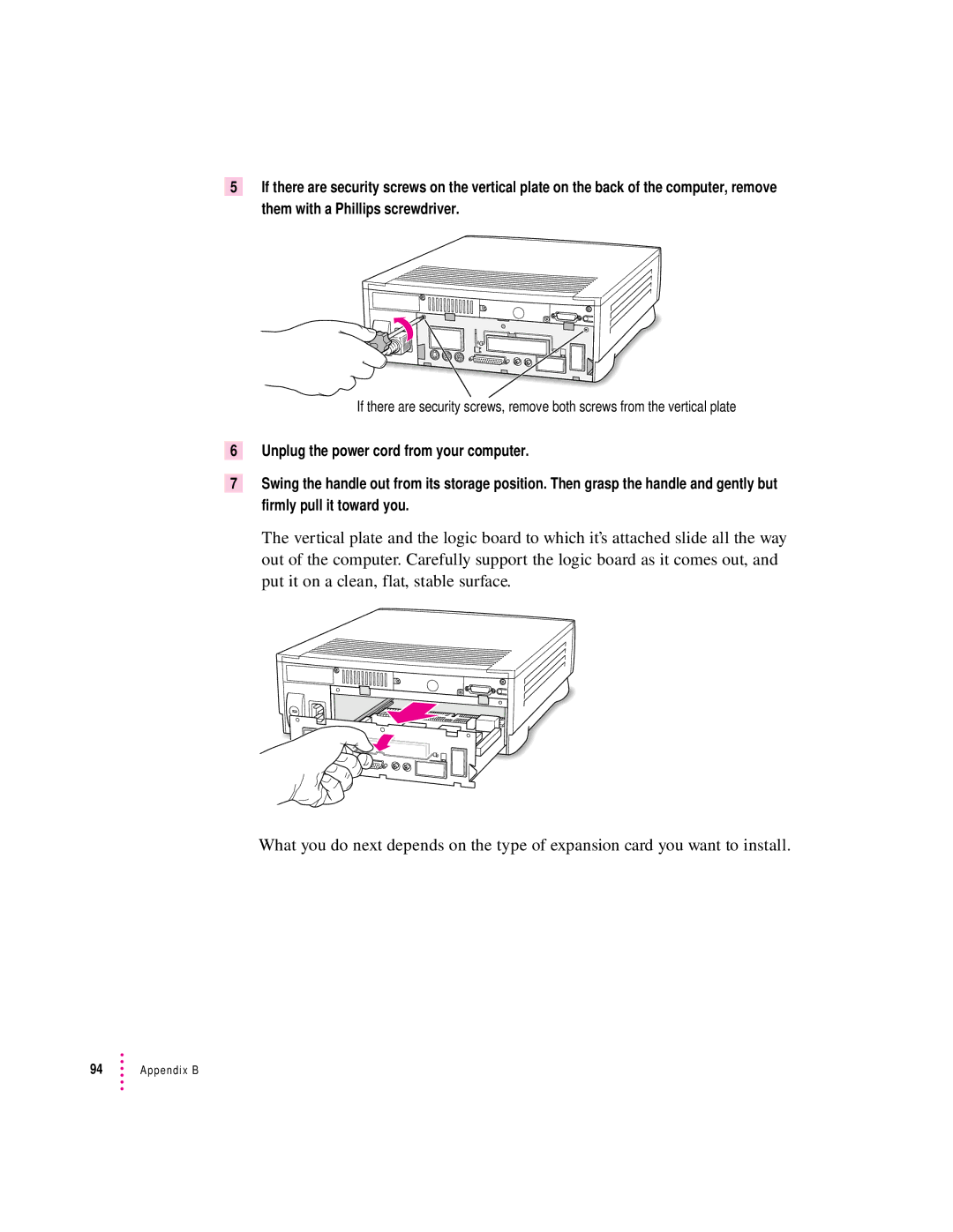 Apple 6200 series manual Appendix B 