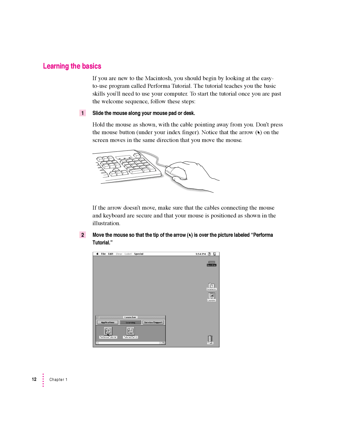 Apple 640 manual Learning the basics 