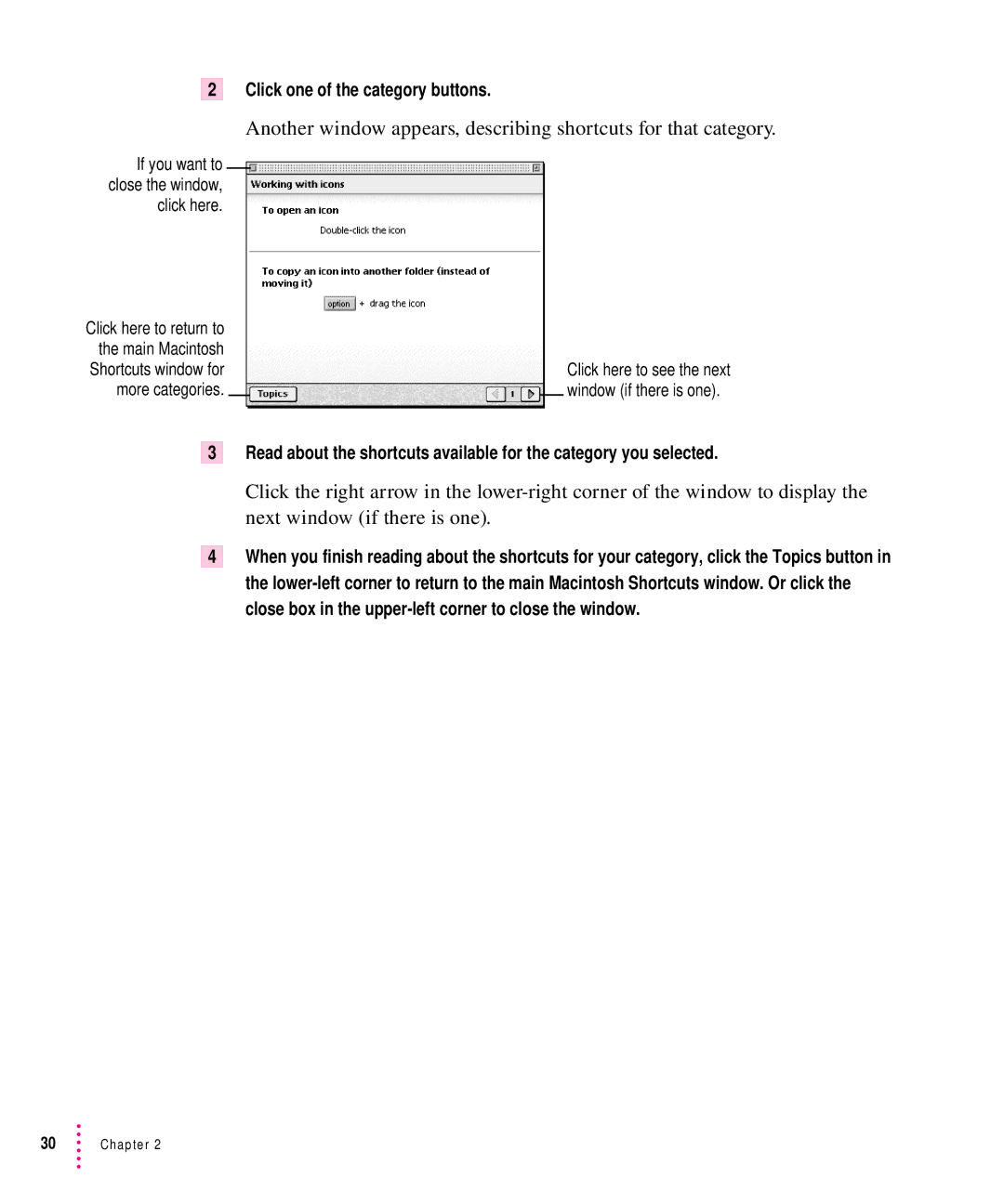 Apple 7100 manual Click one of the category buttons 