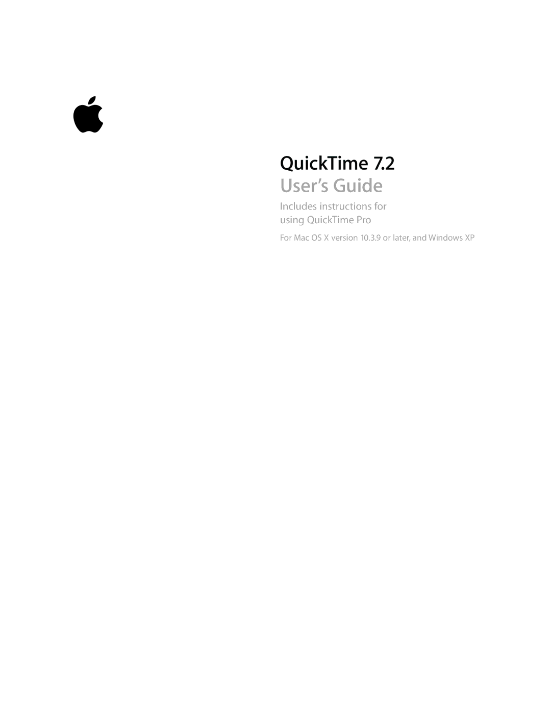 Apple 7.2 manual User’s Guide 