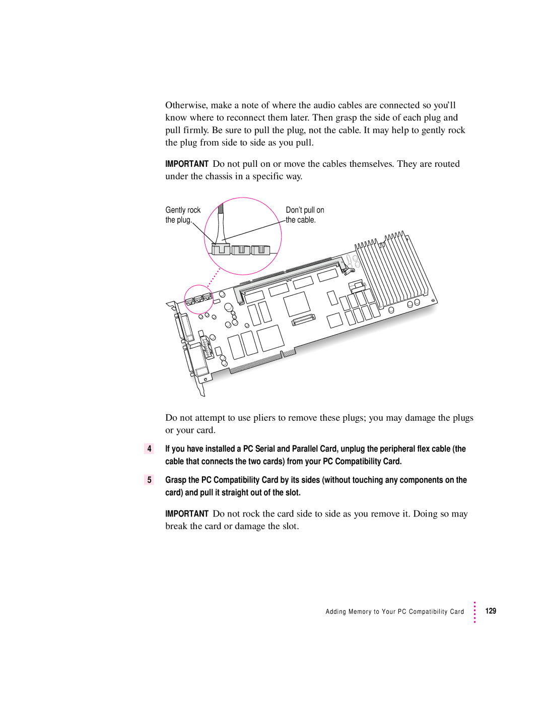 Apple 4400, 7300 manual 129 