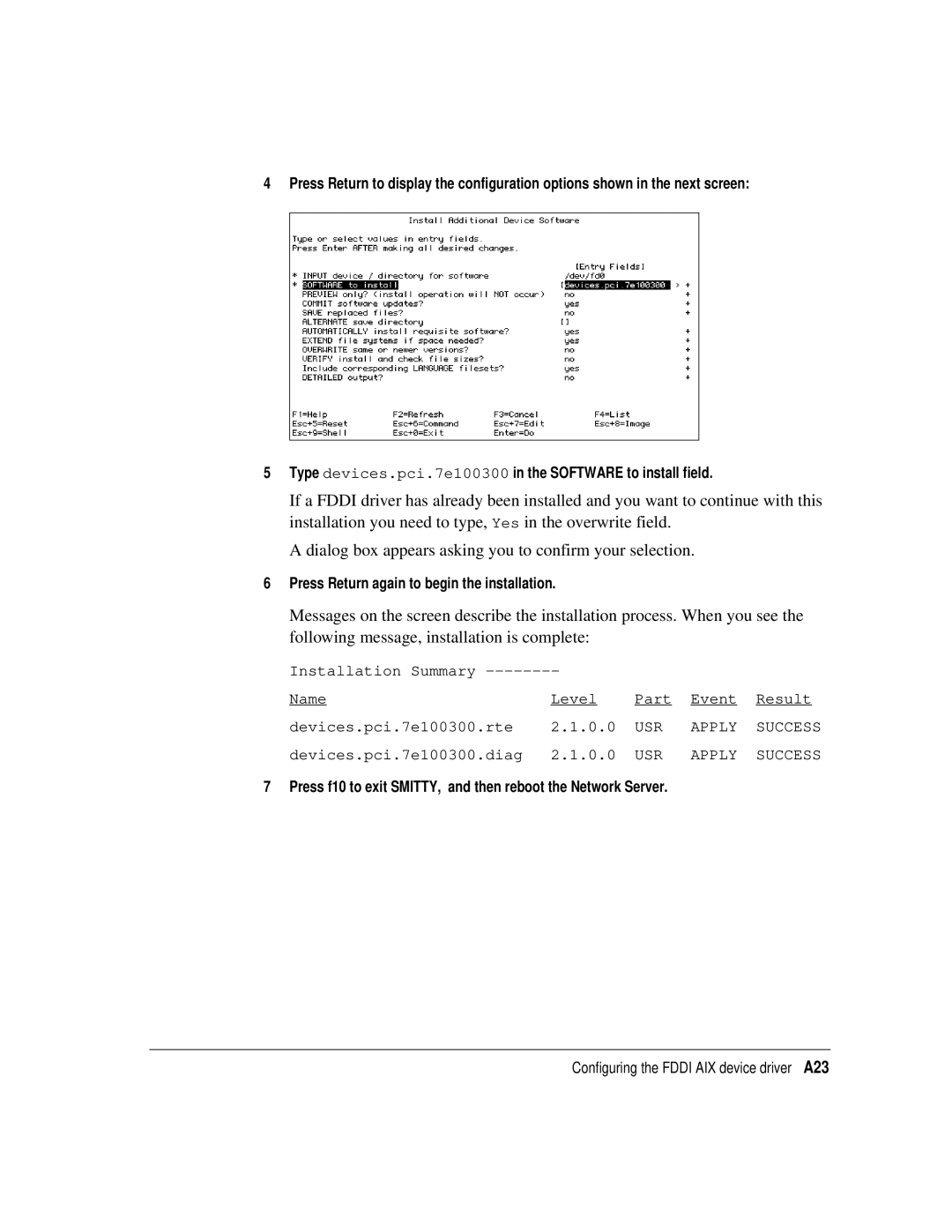 Apple 7600 Series, 7600/200 Series manual Press Return again to begin the installation 