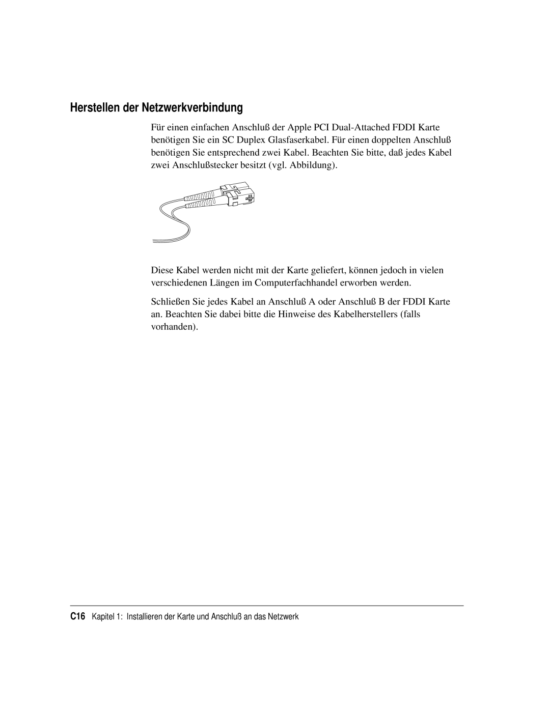 Apple 7600/200 Series, 7600 Series manual Herstellen der Netzwerkverbindung 