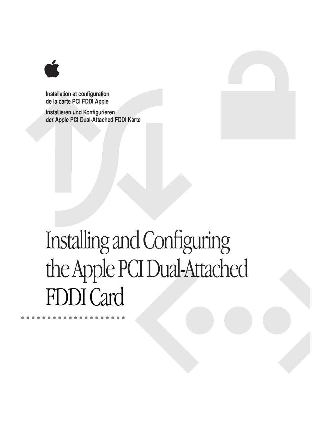 Apple 7600 Series, 7600/200 Series manual Fddi Card 