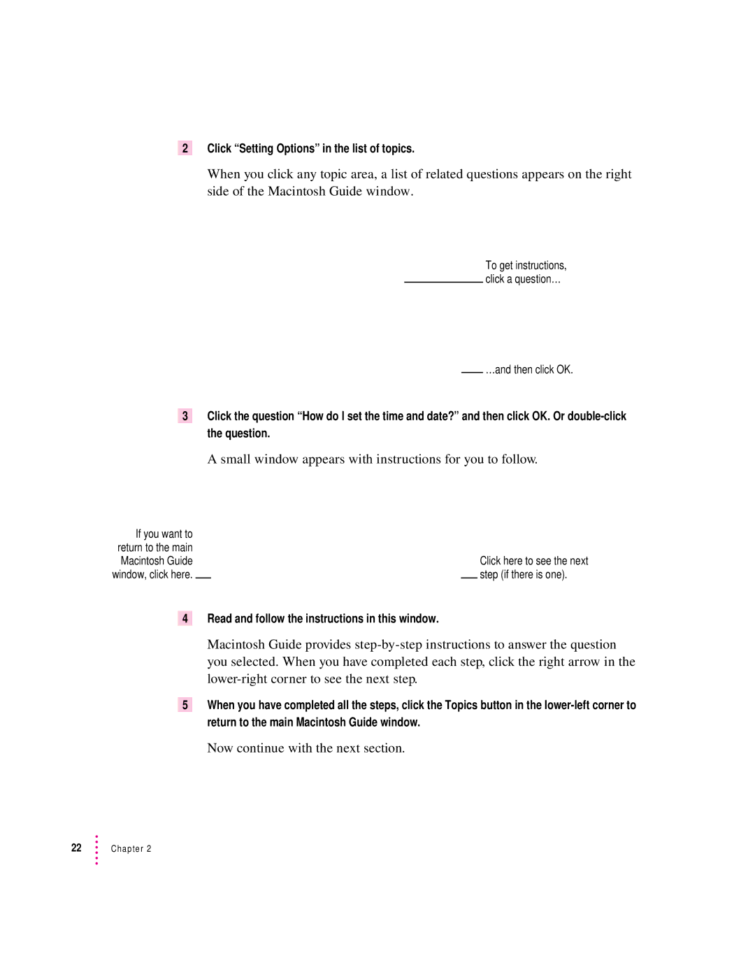 Apple 8100 Series manual Now continue with the next section 