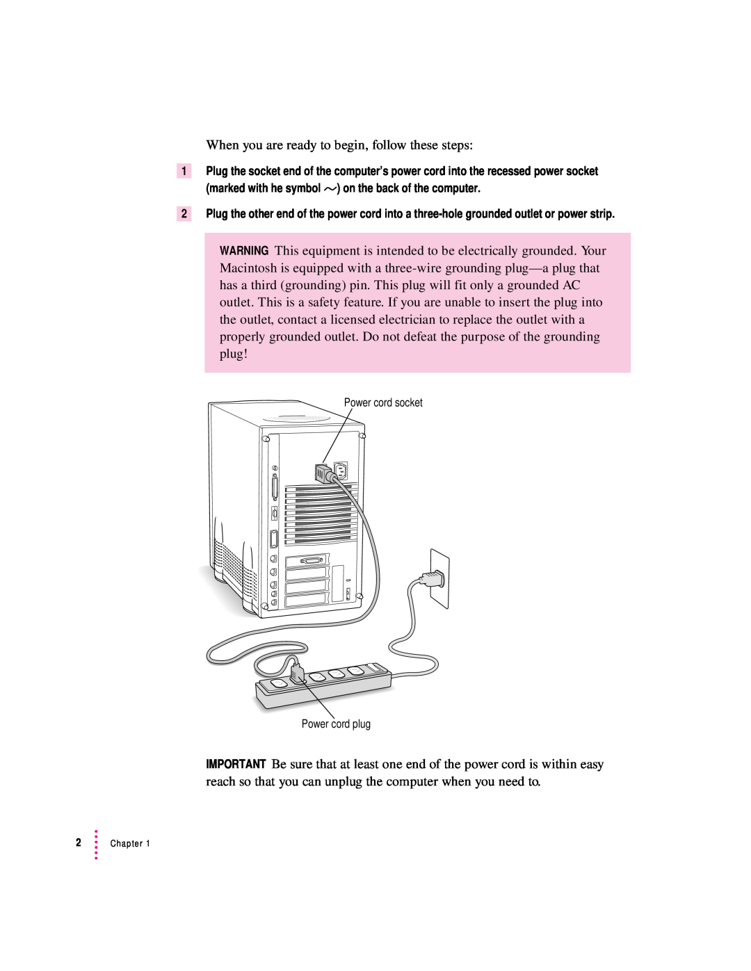 Apple 8100 Series manual When you are ready to begin, follow these steps 